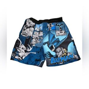 Batman Kids Black and Blue Graphic Shorts